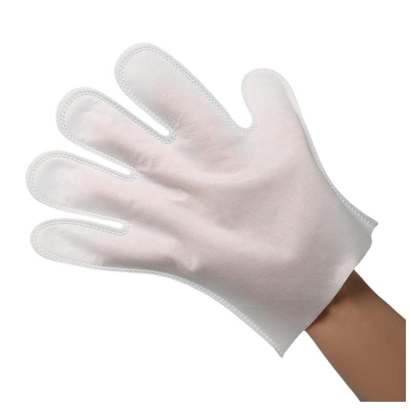Nat en droog gebruik, viscose en polyester sponnen wegwerp niet -geweven handschoen