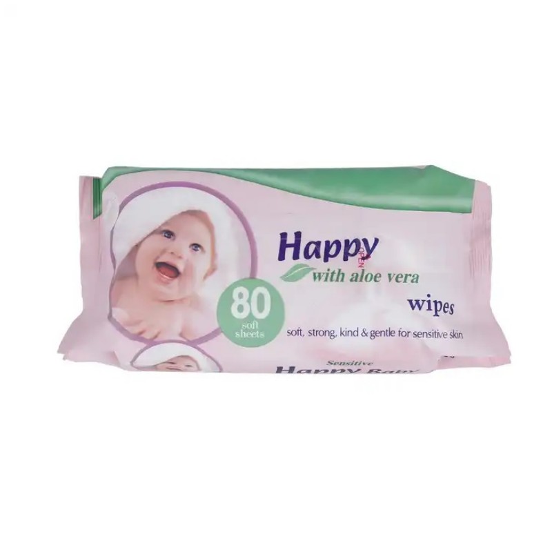 Zachte hydraterende geurvrij niet-irriterende babydoekjes